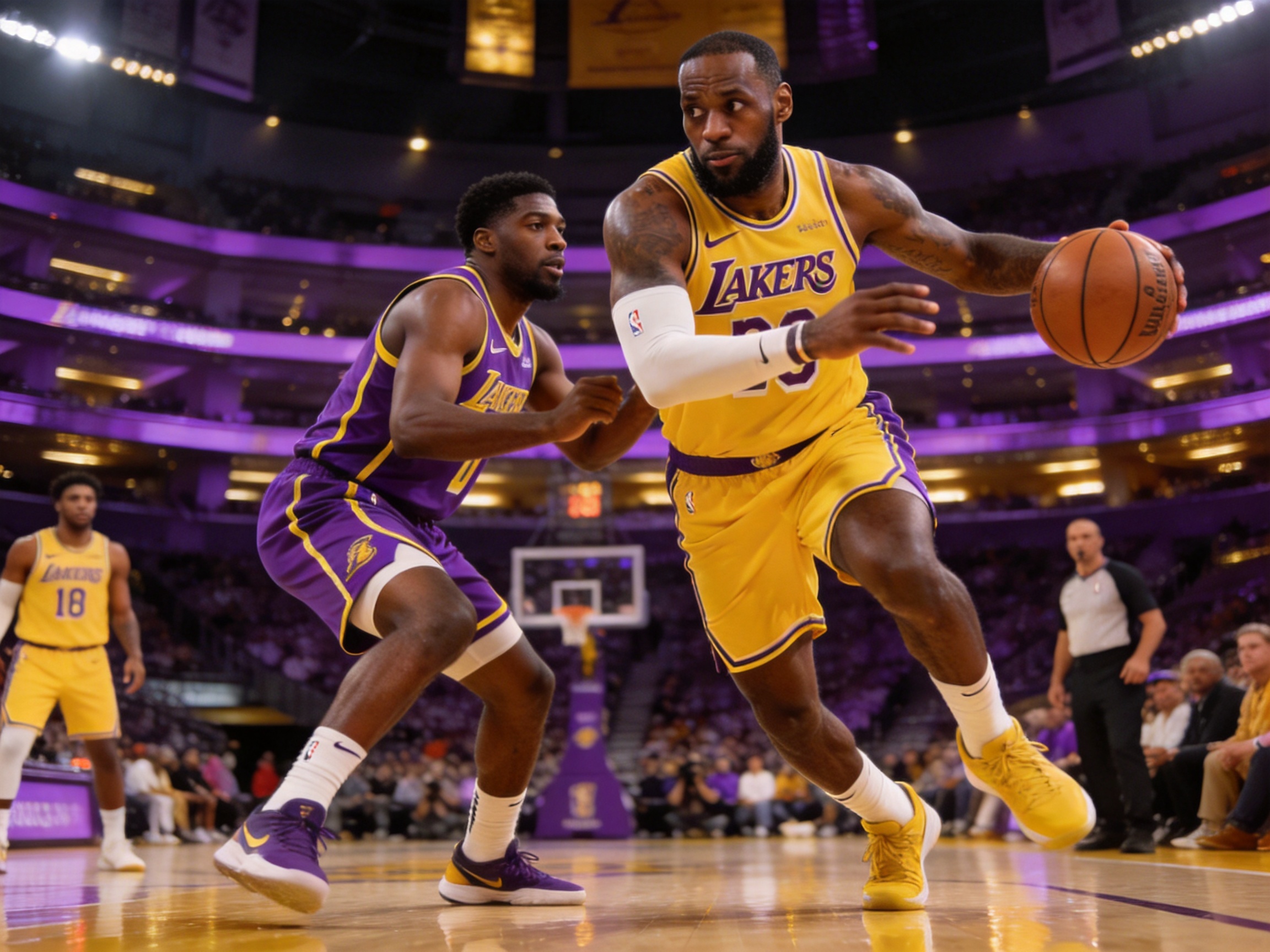 NBA球员比赛精彩集锦画面